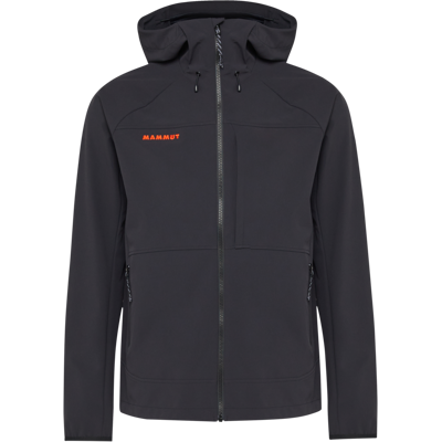 Mammut Softshell-Wanderjacke für jede Saison Ultimate Comfort SO Hooded Jacket Men Classic Schwarz XL Mammut Softshell-Wanderjacke für jede Saison Ultimate Comfort SO Hooded Jacket Men Classic Schwarz XL