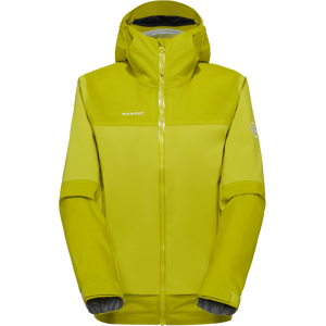 Mammut Strapazierfähige Allwetter-Hardshell-Wanderjacke Ducan Guide HS Hooded Jacket Women Gelb XS Mammut Strapazierfähige Allwetter-Hardshell-Wanderjacke Ducan Guide HS Hooded Jacket Women Gelb XS