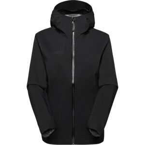 Mammut Atmungsaktive, leichte Hardshell-Wanderjacke Ducan HS Hooded Jacket Women Schwarz XL Mammut Atmungsaktive, leichte Hardshell-Wanderjacke Ducan HS Hooded Jacket Women Schwarz XL