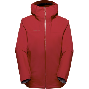 Mammut Atmungsaktive, leichte Hardshell-Wanderjacke Ducan HS Hooded Jacket Women Rot L Mammut Atmungsaktive, leichte Hardshell-Wanderjacke Ducan HS Hooded Jacket Women Rot L