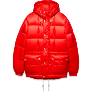 Mammut Isolierte Steppjacke im Retro-Stil x Cabourn Direttissima IN Hooded Jacket Rot M Mammut Isolierte Steppjacke im Retro-Stil x Cabourn Direttissima IN Hooded Jacket Rot M