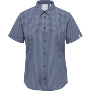 Mammut Luftiges Kurzarmhemd für Wanderungen und Freizeit Aada Shirt Women Blau XXL Mammut Luftiges Kurzarmhemd für Wanderungen und Freizeit Aada Shirt Women Blau XXL