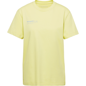Mammut Gerade geschnittenes T-Shirt aus ökologischer Baumwolle Base T-Shirt Women Multi-Pitch Gelb XS Mammut Gerade geschnittenes T-Shirt aus ökologischer Baumwolle Base T-Shirt Women Multi-Pitch Gelb XS