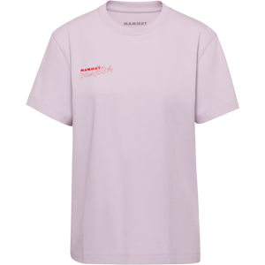 Mammut Gerade geschnittenes T-Shirt aus ökologischer Baumwolle Base T-Shirt Women Multi-Pitch Lila S Mammut Gerade geschnittenes T-Shirt aus ökologischer Baumwolle Base T-Shirt Women Multi-Pitch Lila S