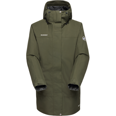 Mammut Wasserdichter Daunen-Isolationsparka für den Alltag Treeline HS Thermo Hooded Parka Women Grün XL Mammut Wasserdichter Daunen-Isolationsparka für den Alltag Treeline HS Thermo Hooded Parka Women Grün XL
