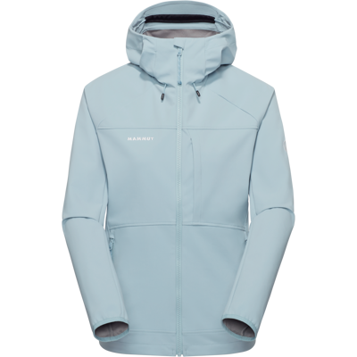 Mammut Softshell-Wanderjacke für jede Saison Ultimate Comfort SO Hooded Jacket Women Blau XS Mammut Softshell-Wanderjacke für jede Saison Ultimate Comfort SO Hooded Jacket Women Blau XS