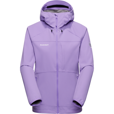 Mammut Softshell-Wanderjacke für jede Saison Ultimate Comfort SO Hooded Jacket Women Lila XS Mammut Softshell-Wanderjacke für jede Saison Ultimate Comfort SO Hooded Jacket Women Lila XS