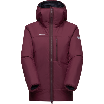 Mammut Isolationsjacke mit Synthetik-Daune Rime Pro Belay IN Hooded Jacket Women Rot XL Mammut Isolationsjacke mit Synthetik-Daune Rime Pro Belay IN Hooded Jacket Women Rot XL