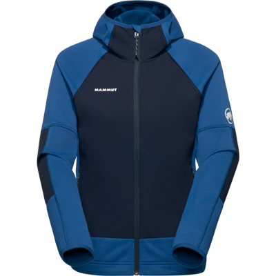 Mammut Abriebfester, dehnbarer Midlayer zum Klettern Massone ML Hooded Jacket Women Blau M Mammut Abriebfester, dehnbarer Midlayer zum Klettern Massone ML Hooded Jacket Women Blau M