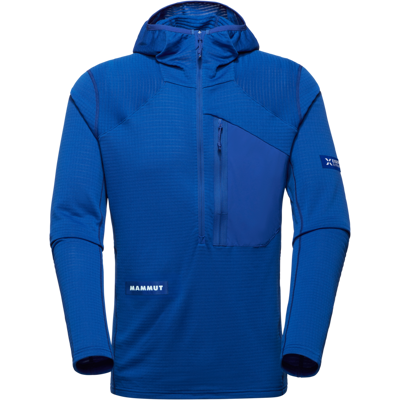 Mammut Vielseitiger, schnelltrocknender Hoodie für die Berge Eiger Nordwand Advanced FL Half Zip Hoodie Men Blau S Mammut Vielseitiger, schnelltrocknender Hoodie für die Berge Eiger Nordwand Advanced FL Half Zip Hoodie Men Blau S