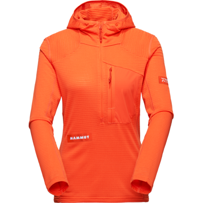 Mammut Vielseitiger, schnelltrocknender Hoodie für die Berge Eiger Nordwand Advanced FL Half Zip Hoodie Women Orange M Mammut Vielseitiger, schnelltrocknender Hoodie für die Berge Eiger Nordwand Advanced FL Half Zip Hoodie Women Orange M