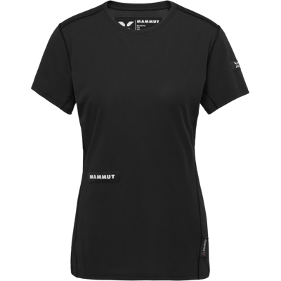 Mammut Atmungsaktives, schnelltrocknendes T‑Shirt für die Berge Eiger Nordwand FL T-Shirt Women Schwarz M Mammut Atmungsaktives, schnelltrocknendes T‑Shirt für die Berge Eiger Nordwand FL T-Shirt Women Schwarz M