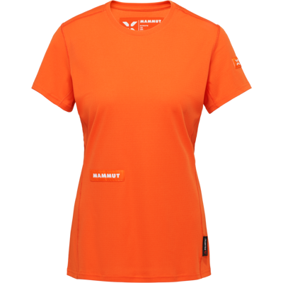 Mammut Atmungsaktives, schnelltrocknendes T‑Shirt für die Berge Eiger Nordwand FL T-Shirt Women Orange XL Mammut Atmungsaktives, schnelltrocknendes T‑Shirt für die Berge Eiger Nordwand FL T-Shirt Women Orange XL