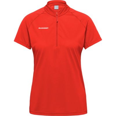 Mammut Atmungsaktives Funktionsshirt mit Halbreissverschluss Ducan FL Half Zip T-Shirt Women Rot M Mammut Atmungsaktives Funktionsshirt mit Halbreissverschluss Ducan FL Half Zip T-Shirt Women Rot M