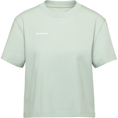 Mammut Kurzes T-Shirt aus ökologischer Baumwolle Base Cropped T-Shirt Women Mini Logo Grün S Mammut Kurzes T-Shirt aus ökologischer Baumwolle Base Cropped T-Shirt Women Mini Logo Grün S