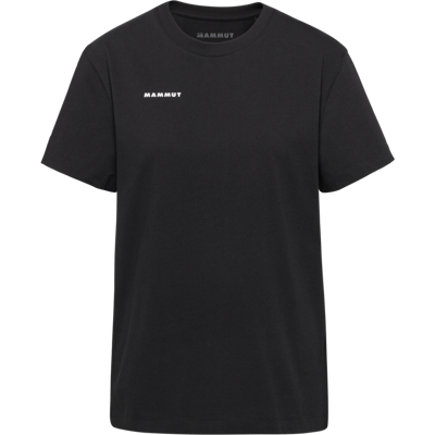 Mammut Gerade geschnittenes T-Shirt aus ökologischer Baumwolle Base T-Shirt Women Mini Logo Schwarz M Mammut Gerade geschnittenes T-Shirt aus ökologischer Baumwolle Base T-Shirt Women Mini Logo Schwarz M