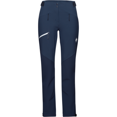 Mammut Hybride Softshell-Hose für Bergsportlerinnen Courmayeur SO Pants Women Blau 40 L lang Mammut Hybride Softshell-Hose für Bergsportlerinnen Courmayeur SO Pants Women Blau 40 L lang