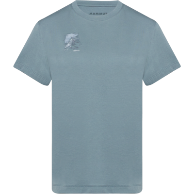 Mammut Mittelschweres T‑Shirt aus 100 % ökologischer Baumwolle Base T-Shirt Women Misty Mountain Grau S Mammut Mittelschweres T‑Shirt aus 100 % ökologischer Baumwolle Base T-Shirt Women Misty Mountain Grau S