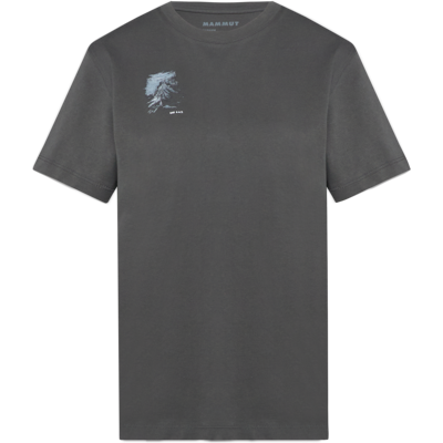 Mammut Mittelschweres T‑Shirt aus 100 % ökologischer Baumwolle Base T-Shirt Women Misty Mountain Grau S Mammut Mittelschweres T‑Shirt aus 100 % ökologischer Baumwolle Base T-Shirt Women Misty Mountain Grau S