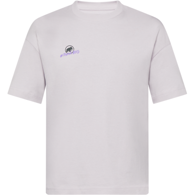 Mammut Locker geschnittenes T-Shirt aus ökologischer Baumwolle Jakob Schubert x Relaxed T-Shirt Lila S Mammut Locker geschnittenes T-Shirt aus ökologischer Baumwolle Jakob Schubert x Relaxed T-Shirt Lila S