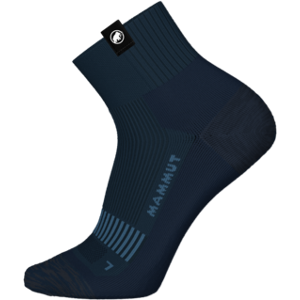 Mammut Atmungsaktive Wandersocken mit Sohlenpolsterung Hiking Full Cushion Quarter Socks Blau S/36-38 Mammut Atmungsaktive Wandersocken mit Sohlenpolsterung Hiking Full Cushion Quarter Socks Blau S/36-38