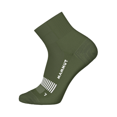 Mammut Atmungsaktive Wandersocken mit Sohlenpolsterung Hiking Full Cushion Quarter Socks Grün M/39-41 Mammut Atmungsaktive Wandersocken mit Sohlenpolsterung Hiking Full Cushion Quarter Socks Grün M/39-41