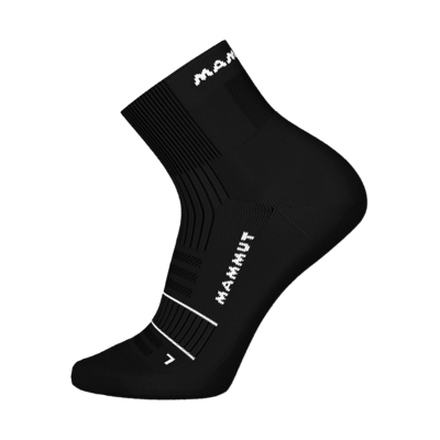 Mammut Atmungsaktive gepolsterte Trailrunning-Socken Trail Running Targeted Cushion Quarter Socks Schwarz XL/45-47 Mammut Atmungsaktive gepolsterte Trailrunning-Socken Trail Running Targeted Cushion Quarter Socks Schwarz XL/45-47
