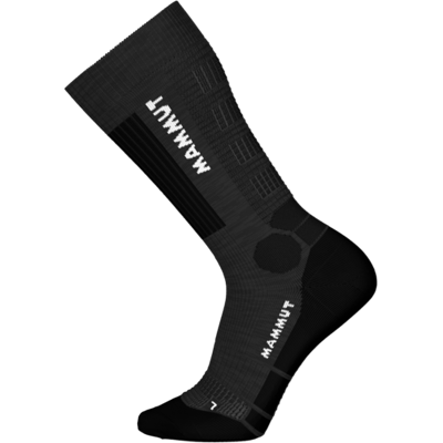 Mammut Atmungsaktive Wandersocken aus Merinomix Mountaineering Merino High Socks Schwarz XL/45-47 Mammut Atmungsaktive Wandersocken aus Merinomix Mountaineering Merino High Socks Schwarz XL/45-47