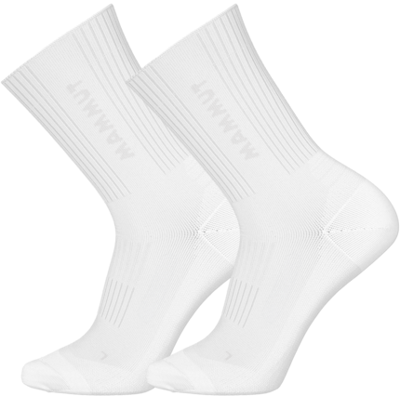 Mammut Gepolsterte, atmungsaktive Multifunktionssocken Multisport Crew Socks 2 Pack Weiß S/36-38 Mammut Gepolsterte, atmungsaktive Multifunktionssocken Multisport Crew Socks 2 Pack Weiß S/36-38