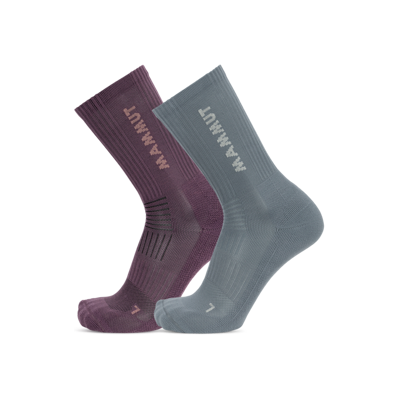 Mammut Gepolsterte, atmungsaktive Multifunktionssocken Multisport Crew Socks 2 Pack Lila M/39-41 Mammut Gepolsterte, atmungsaktive Multifunktionssocken Multisport Crew Socks 2 Pack Lila M/39-41