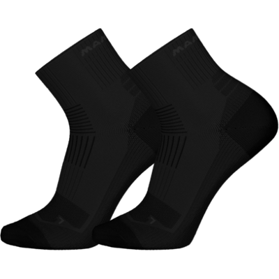 Mammut Gepolsterte, atmungsaktive Multifunktionssocken Multisport Quarter Socks 2 Pack Schwarz L/42-44 Mammut Gepolsterte, atmungsaktive Multifunktionssocken Multisport Quarter Socks 2 Pack Schwarz L/42-44