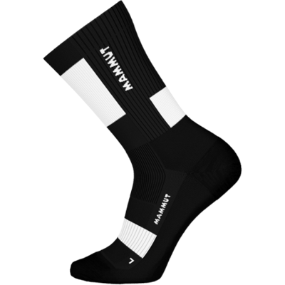 Mammut Atmungsaktive, mittelhohe Wandersocken aus Merinomix Mountaineering Lightweight Merino Crew Socks Schwarz XL/45-47 Mammut Atmungsaktive, mittelhohe Wandersocken aus Merinomix Mountaineering Lightweight Merino Crew Socks Schwarz XL/45-47