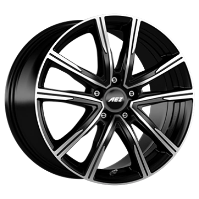 AEZ Montreal Dark Black Polished 8.5x20 ET 45 5/108 Alufelge - Autozubehör AEZ Montreal Dark Black Polished 8.5x20 ET 45 5/108 Alufelge - Autozubehör