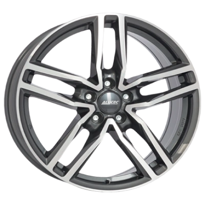 Alutec Ikenu Graphite Front Polished 8x18 ET 38 5/105 Alufelge Grau Alutec Ikenu Graphite Front Polished 8x18 ET 38 5/105 Alufelge Grau