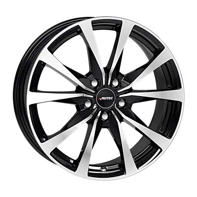 Autec Brixen Black Polished 7.5x18 ET 50.5 5/108 Alufelge Schwarz Autec Brixen Black Polished 7.5x18 ET 50.5 5/108 Alufelge Schwarz