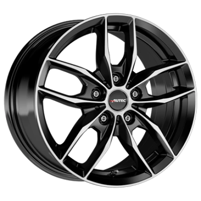 Autec Bavaris Black Polished 7.5x17 ET 52 5/112 Alufelge Schwarz Autec Bavaris Black Polished 7.5x17 ET 52 5/112 Alufelge Schwarz