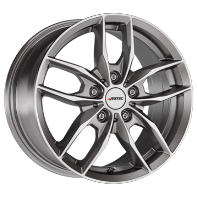 Autec Bavaris Titan Silver Polished 7x16 ET 47 5/112 Alufelge Silber Autec Bavaris Titan Silver Polished 7x16 ET 47 5/112 Alufelge Silber