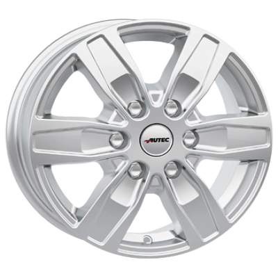 Autec Quantro Brilliant Silver Lacquered 6.5x16 ET 62 6/130 Alufelge Silber Autec Quantro Brilliant Silver Lacquered 6.5x16 ET 62 6/130 Alufelge Silber