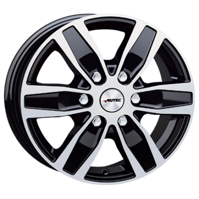 Autec Quantro Black Polished 7x17 ET 57 6/130 Alufelge Schwarz Autec Quantro Black Polished 7x17 ET 57 6/130 Alufelge Schwarz