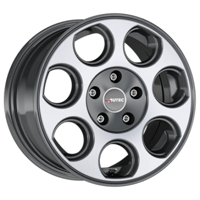 Autec Yuna Graphite Polished 6x15 ET 30 5/112 Alufelge Grau Autec Yuna Graphite Polished 6x15 ET 30 5/112 Alufelge Grau