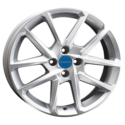 Borbet N Crystal Silver 6.5x16 ET 32 4/108 Alufelge Silber Borbet N Crystal Silver 6.5x16 ET 32 4/108 Alufelge Silber