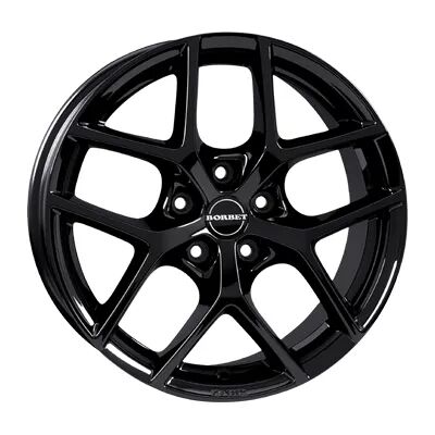Borbet Y Black Glossy 7.5x17 ET 47 5/100 Alufelge Schwarz Borbet Y Black Glossy 7.5x17 ET 47 5/100 Alufelge Schwarz