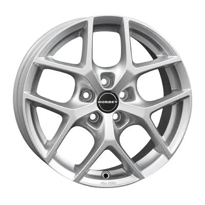 Borbet Y Crystal Silver 6.5x16 ET 38 5/100 Alufelge Silber Borbet Y Crystal Silver 6.5x16 ET 38 5/100 Alufelge Silber