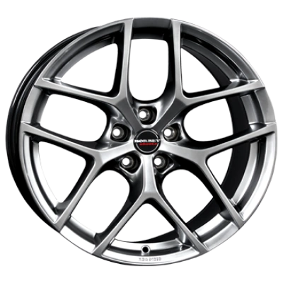 Borbet Y Hyper Silver 19 8x19 ET 44 5/112 Alufelge Silber Borbet Y Hyper Silver 19 8x19 ET 44 5/112 Alufelge Silber