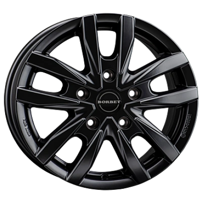 Borbet Cw5 Black Matt 6x16 ET 68 5/118 Alufelge Schwarz Borbet Cw5 Black Matt 6x16 ET 68 5/118 Alufelge Schwarz