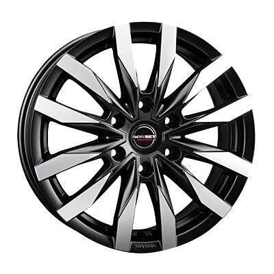 Borbet Cw6 Black Polished Matt 7.5x18 ET 45 6/120 Alufelge Schwarz Borbet Cw6 Black Polished Matt 7.5x18 ET 45 6/120 Alufelge Schwarz