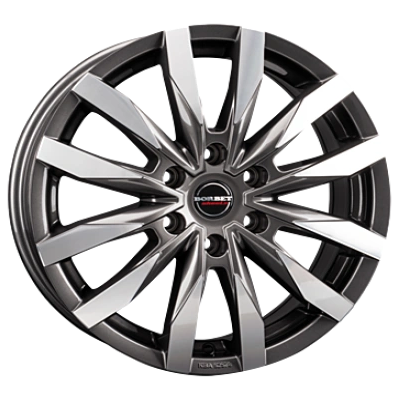Borbet Cw6 Mistral Anthracite Glossy Polished 7.5x18 ET 47 6/130 Alufelge Grau Borbet Cw6 Mistral Anthracite Glossy Polished 7.5x18 ET 47 6/130 Alufelge Grau