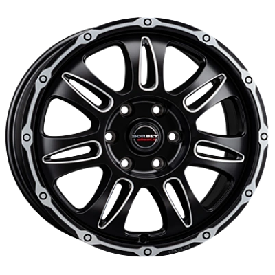 Borbet Cw8 Black Rim Window Polished Matt 8x18 ET 45 6/120 Alufelge Schwarz Borbet Cw8 Black Rim Window Polished Matt 8x18 ET 45 6/120 Alufelge Schwarz