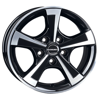 Borbet Cwt Black Polished Glossy 6x15 ET 30 5/112 Alufelge Schwarz Borbet Cwt Black Polished Glossy 6x15 ET 30 5/112 Alufelge Schwarz