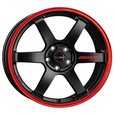 Borbet Db8gt2 Black Matt Rim Red 8.5x19 ET 45 5/112 Alufelge Rot Borbet Db8gt2 Black Matt Rim Red 8.5x19 ET 45 5/112 Alufelge Rot